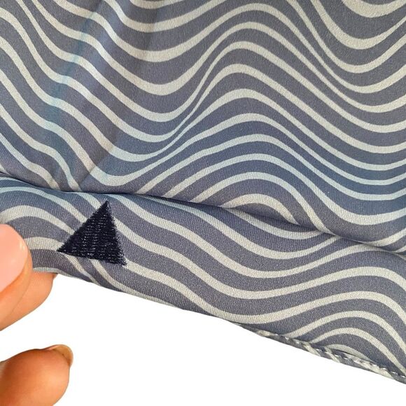 Vitality Balance Athletica Women’s M Flare‎ Bra Oasis Blue Swirl Marble Gym New - Picture 5 of 6